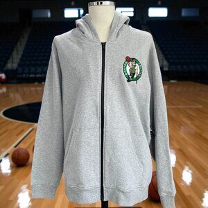 FISLL Boston Celtics Hoodie XL Gray Zip Up NBA‎ Streetwear Gorpcore NWT